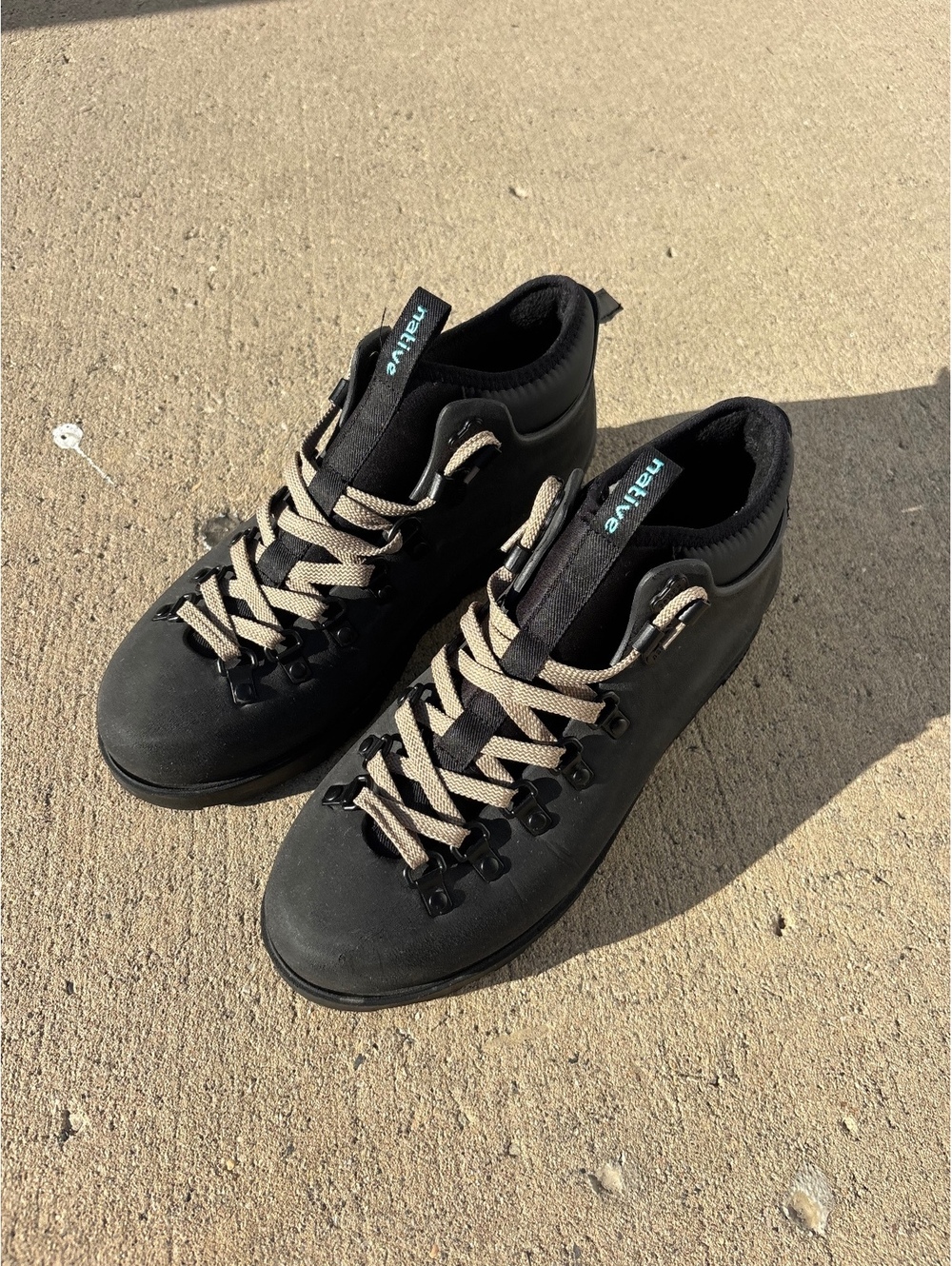 Native Fitzsimmons Citylite Bloom Black Hiking Boots US9 W11